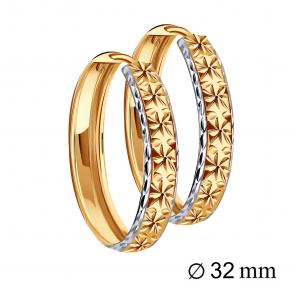 Золотые серьги МАГНАТ МА 021097 фото